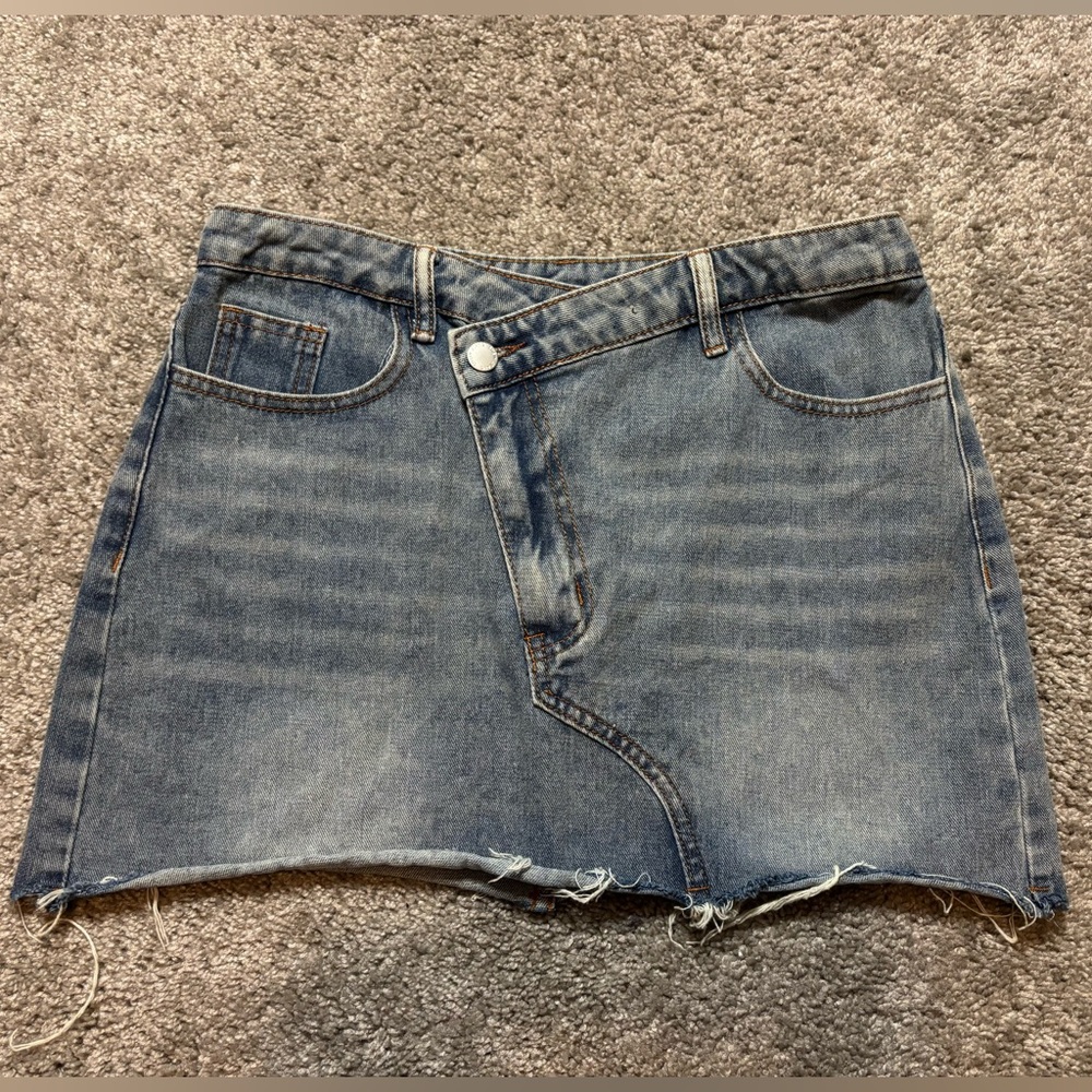 Denim Mini Skirt